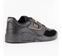 Emporio Armani EA7 - Panier Noir avec Logo Patch pour Homme - Homme - Chaussures - Noir - Taille: 42 1/2 EU