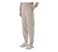 Emporio Armani EA7 - Pantalone in jersey logato - Femme - Pantalons - Beige - Taille: 40 FR