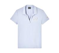Emporio Armani EA7 - Polo à Manches Courtes Evolution - Femme - Tops - Bleu - Taille: 44 FR