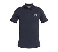 Emporio Armani Ea7 - Polo en jersey de coton Italian Spirit - Homme - Tops - Bleu - Taille: S