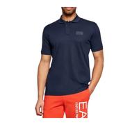 Emporio Armani EA7 - Polo manica corta - Homme - Tops - Bleu - Taille: S