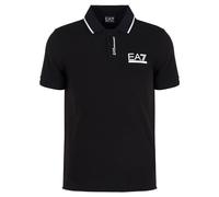 Emporio Armani EA7 Polo pour homme Tennis Club en coton stretch - 3DPF17, Noir , Medium