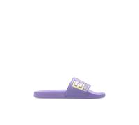 Emporio Armani EA7 - Rubber Slides With Logo - Femme - Chaussures - Violet - Taille: 39 EU