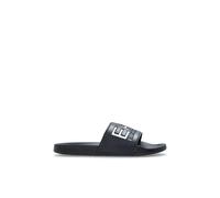 Emporio Armani EA7 - Sandales en caoutchouc avec logo - Homme - Chaussures - Bleu - Taille: 41 EU