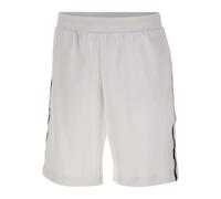 Emporio Armani Ea7 - Short Bermuda Logo Series en mélange de coton interlock Emporio Armani Ea7 - Homme - Shorts - Blanc - Taille: S