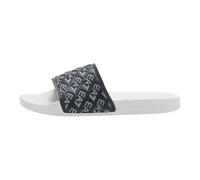 Ea7 Emporio Armani All Olver Logo Flip Flops Blanc,Noir EU 41