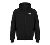 Emporio Armani EA7 - Sweat à capuche zippé - Homme - Sweatshirts et sweats à capuche - Noir - Taille: L