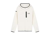 Emporio Armani Ea7 - SweaT-shirt à capuche Dynamic Athlete - Homme - Sweatshirts et sweats à capuche - Blanc - Taille: S