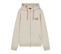 Emporio Armani EA7 - SweaT-shirt à Capuche Entièrement Zippé - Homme - Sweatshirts et sweats à capuche - Beige - Taille: L