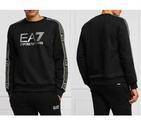 EMPORIO ARMANI EA7 Sweatshirt Club De Tennis Avec Bande Pull Over Jumper Pulli L