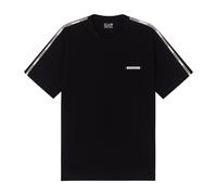 Emporio Armani Ea7 - T-shirt à col rond en coton Logo Series - Homme - Tops - Noir - Taille: 2XL