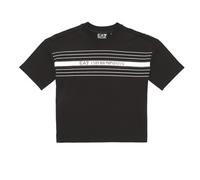 Emporio Armani EA7 T-shirt enfant TRAIN LOGO SERIES TEE EXTENDED LOGO in Noir 8 ans