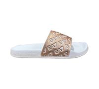 Emporio Armani Ea7 - Tongs et sliders blancs pour femmes - Femme - Chaussures - Beige - Taille: 36 EU