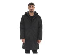 Emporio Armani EA7 - Veste à capuche zippée avec poches - Homme - Manteaux - Noir - Taille: L