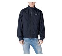 Emporio Armani Ea7 - Veste zippée à col montant avec poches avant - Homme - Vestes - Bleu - Taille: M