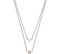 Emporio Armani EG3411040 Collier Femme Bicolor Rose Blanc 45 cm