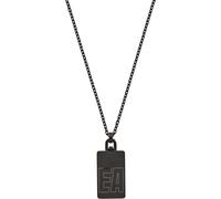 Emporio Armani EGS2677001 Collier Homme Acier inoxydable Argent Vert 52 cm