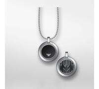 Emporio Armani EGS2725040 Collier Homme Argent Noir 52 cm
