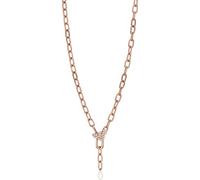 Emporio Armani EGS2963221 Collier en Y pour femme Perle d'eau douce Blanc, L500+50mm,eagle:24x15mm,FWP: 10-11mm, Acier inoxydable, Pas de gemme
