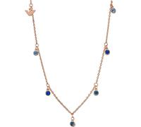 Emporio Armani EGS3014221 Collier Femme Acier inoxydable Rose bleu 45 cm