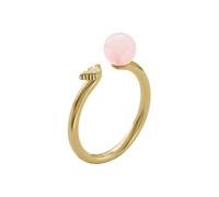 Emporio Armani EGS32027108 Bague en laiton doré pour femme, Laiton, Aucune pierre précieuse