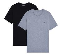 Emporio Armani Em000391_af18881 Short Sleeve Base Layer 2 Units Noir,Gris M Homme