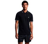 Emporio Armani Em001380_af20424 Short Sleeve Polo Noir M Homme