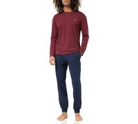 Emporio Armani Ensemble Pyjama Endurance pour Homme, Borgundy/Marine, M (Lot de 2)