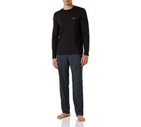 Emporio Armani Ensemble Pyjama Manches Longues Pajamas, Fleurs/Noir, M Homme