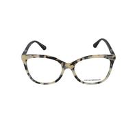 Emporio Armani, Femme, Accessoires, Brun, Taille: 54 MM Lunettes Élégantes en Havane Brillant