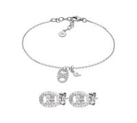 Emporio Armani Femme Bracelet et Boucles d’Oreilles Argentés, Set