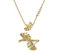 Emporio Armani Femme Bracelet et Collier en Laiton Doré, Set