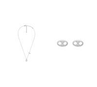 Emporio Armani Femme Collier et Boucles d’Oreilles Argentés, Set
