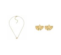 Emporio Armani Femme Collier et Boucles d’Oreilles en Laiton Doré, Set