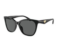 Emporio Armani Femme Emporio Armani EA4222U 501787 Lunettes de soleil Acétate Noir Gris Papillon Normale