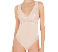 Emporio Armani Femme Emporio Armani Femme Body Lettre Dreamy Viscose Dentelle T-shirt Couleur Chair L
