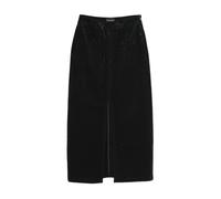 Emporio Armani, Femme, Jupes, Noir, Taille: 38 FR Longue Jupe Drill Avec Micro-Clous Intégral