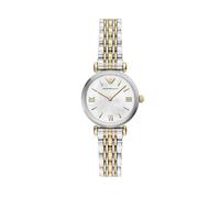 Emporio Armani Femme Montre 28MM en Acier Inoxydable Bicolore, AR11769