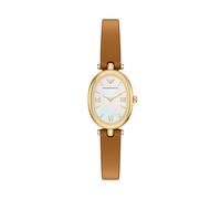 Emporio Armani Femme Montre 28MM en Acier Inoxydable Ton Or, AR11780