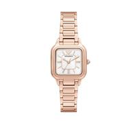 Emporio Armani Femme Montre 35MM en Acier Inoxydable Ton Or Rose, AR11743