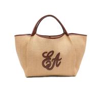 Emporio Armani, Femme, Sacs, Brun, Taille: ONE Size Large Straw Tote Bag