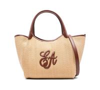 Sac a main femmes Emporio Armani SHOPPING STRAW M Beige Unique