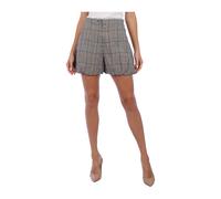 Emporio Armani, Femme, Shorts, Multicolore, Taille: 44 FR Shorts casual à carreaux taille haute