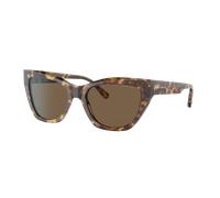 Emporio Armani Femme Sunglass EA4176 - Couleur du Monture: Havana Marron brillant, Couleur de Lentille: Brun