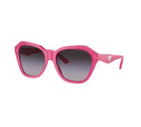 Emporio Armani Femme Sunglass EA4221 - Couleur du Monture: Shiny Opaline Fuchsia, Couleur de Lentille: Dégradé Gris