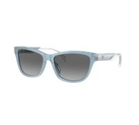 Emporio Armani Femme Sunglass EA4227U - Couleur du Monture: Shiny Opaline Azure, Couleur de Lentille: Dégradé Gris