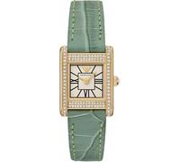 Emporio Armani Femmes Analogique Quartz Montre avec Bracelet en Cuir AR11661