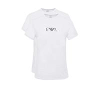 Emporio Armani Homme 2-pack T-shirt Essential Monogram T shirt, Blanc (White/White), XL EU