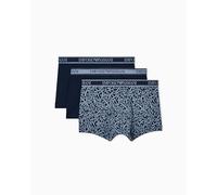 Emporio Armani Homme 3-Pack Trunk Maillot, Bleu, XL EU