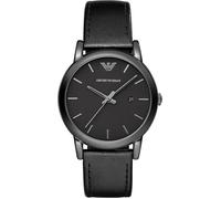 EMPORIO ARMANI HOMME 41MM BRACELET CUIR NOIR QUARTZ ANALOGIQUE MONTRE AR1732
